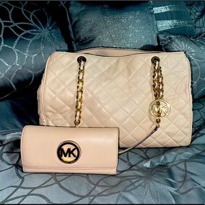 Michael Kors purse and wallet